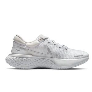Nike ZoomX Invincible Run Flyknit 'White Metallic Silver' size 6